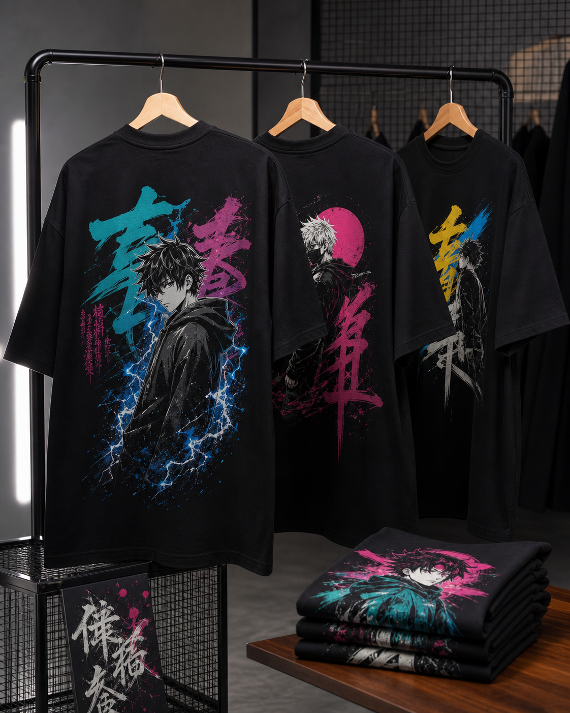 Drop-shoulder apparel category