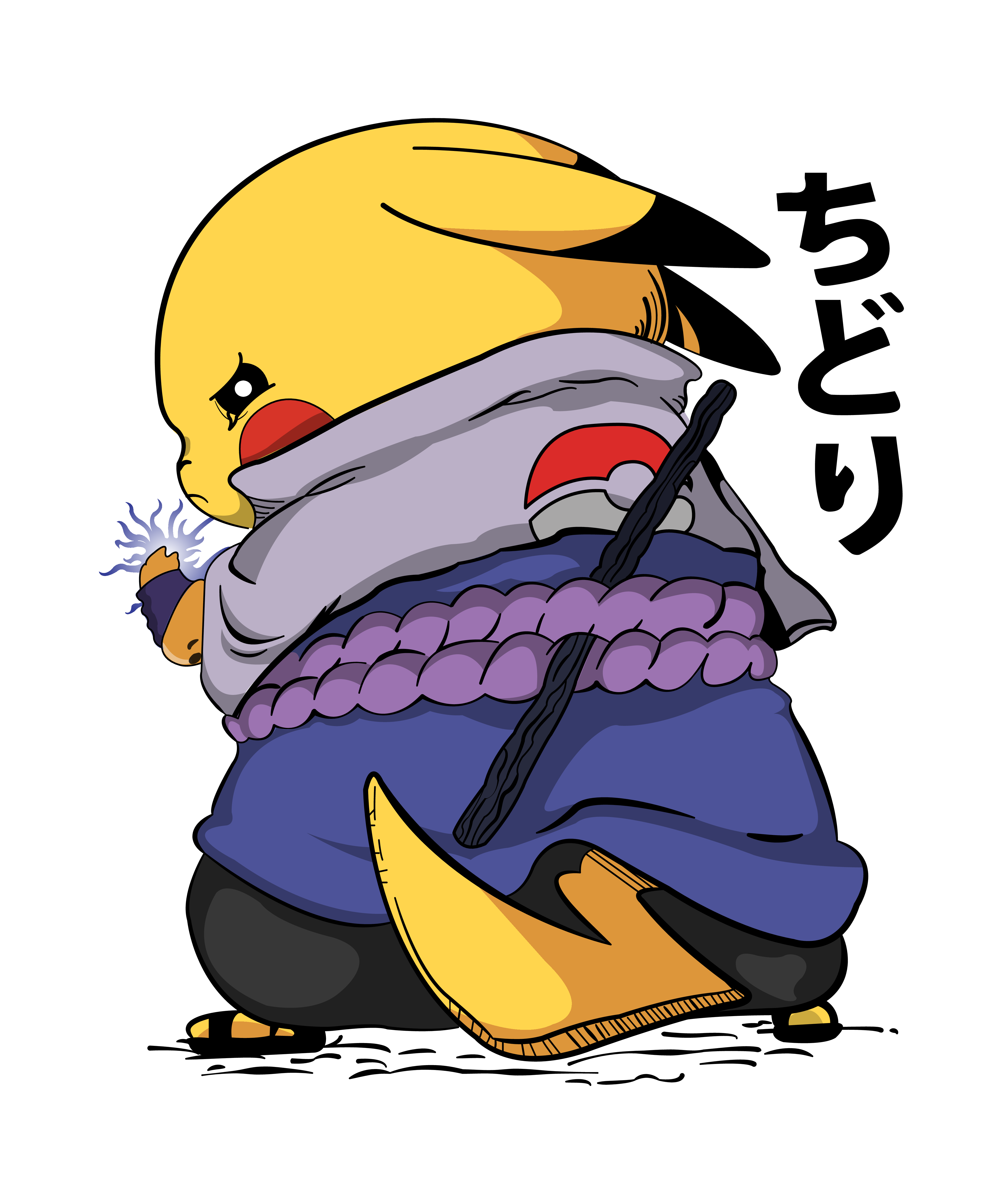Electric Shadow: Ninja Awakening Pikachu artwork